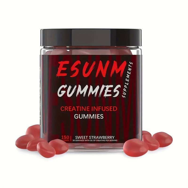 Creatine Power Gummies Supplements - Blueberry/Strawberry Flavour